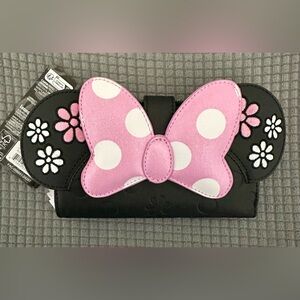 Loungefly Disney Minnie Mouse Rock the Dots Flap Wallet